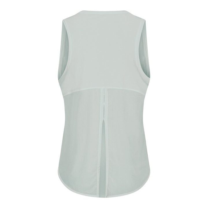 Women's Loose Style Knot Yoga Vest - Blue Force Sports