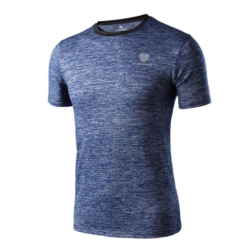 Men's Quick Dry Breathable T-Shirt - Blue Force Sports