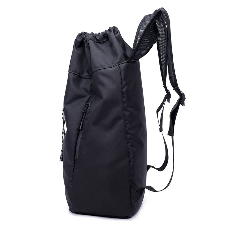 Men's Large Capacity Drawstring Backpack - Blue Force Sports