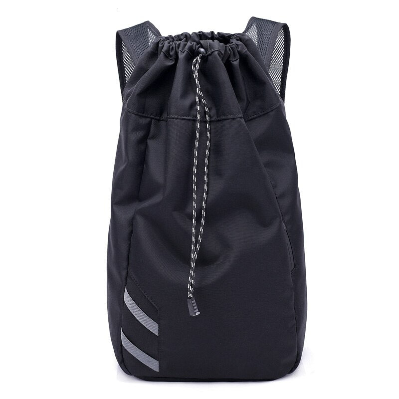 Men's Large Capacity Drawstring Backpack - Blue Force Sports