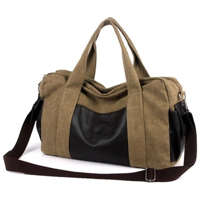 Men's Canvas Sports Handbag - Blue Force Sports