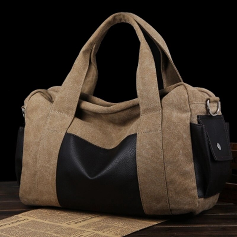Men's Canvas Sports Handbag - Blue Force Sports