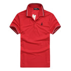 Men's Breathable Quick-Dry Golf Polo T-Shirt - Blue Force Sports