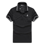 Men's Breathable Quick-Dry Golf Polo T-Shirt - Blue Force Sports