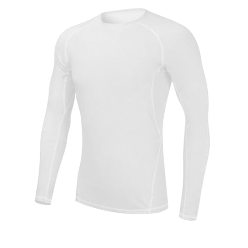 Men's Compression Sport Yoga T-Shirt with Long Sleeves - Blue Force Sports