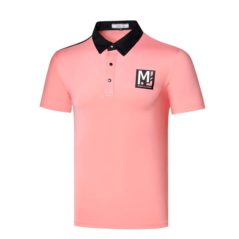 Classic Style Golf Polo Shirt for Men - Blue Force Sports