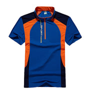 Cute Sports Breathable Cotton Men's T-Shirt - Blue Force Sports
