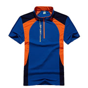 Cute Sports Breathable Cotton Men's T-Shirt - Blue Force Sports