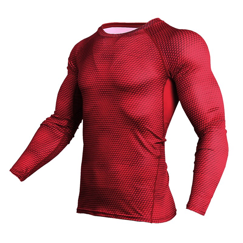 Men's Long Sleeved Elastic T-Shirt - Blue Force Sports