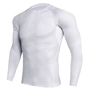 Men's Long Sleeved Elastic T-Shirt - Blue Force Sports
