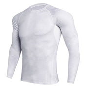 Men's Long Sleeved Elastic T-Shirt - Blue Force Sports