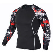 Men's O-Necked Long Sleeved T-Shirt - Blue Force Sports
