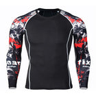 Men's O-Necked Long Sleeved T-Shirt - Blue Force Sports