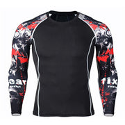Men's O-Necked Long Sleeved T-Shirt - Blue Force Sports