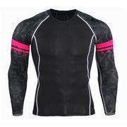 Men's O-Necked Long Sleeved T-Shirt - Blue Force Sports