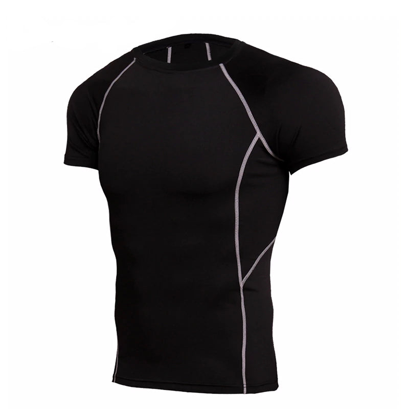 Men's O-Necked Sports T-Shirt - Blue Force Sports