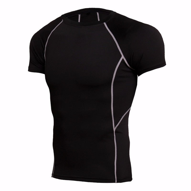 Men's O-Necked Sports T-Shirt - Blue Force Sports
