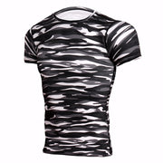 Men's Camouflage Patterned T-Shirt - Blue Force Sports