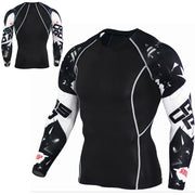 Men Long Sleeves Thermal T-Shirt - Blue Force Sports