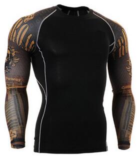 Men Long Sleeves Thermal T-Shirt - Blue Force Sports