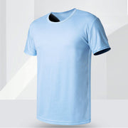 Men's Summer Quick Dry Plus Size T-Shirts - Blue Force Sports