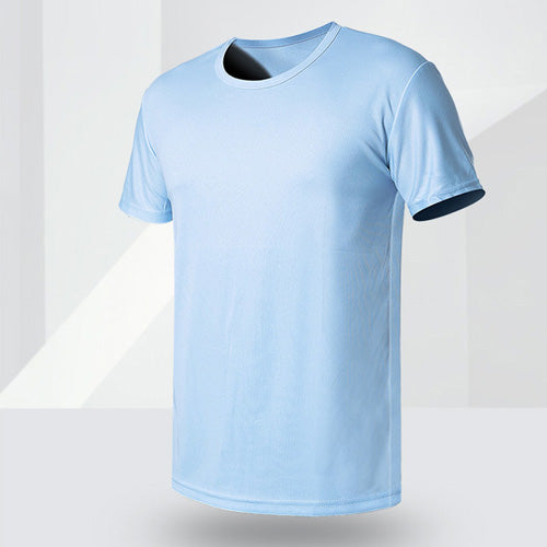 Men's Summer Quick Dry Plus Size T-Shirts - Blue Force Sports