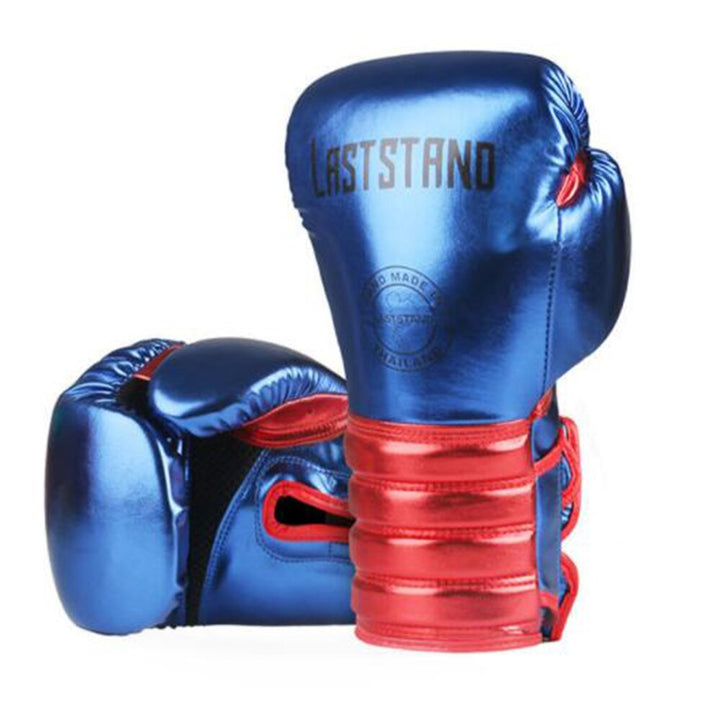 Metal Color Kids/Audlts Boxing Gloves - Blue Force Sports