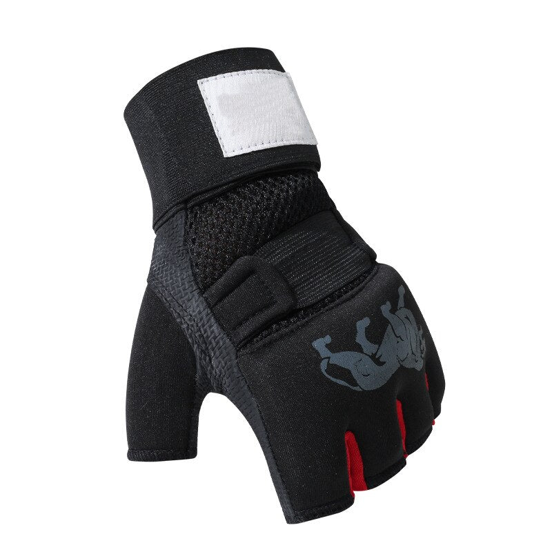 Half Finger Boxing Gloves for Man - Blue Force Sports