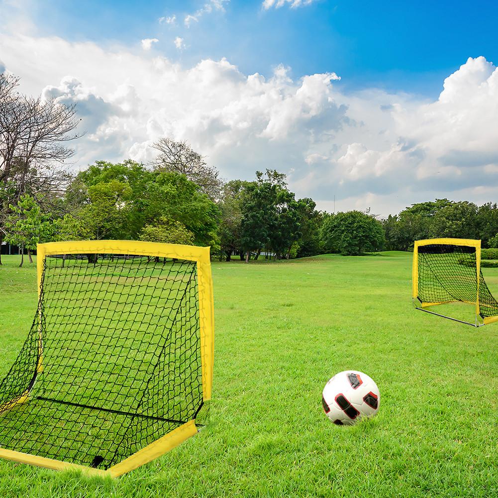 Yellow Training Soccer Goal - Blue Force Sports