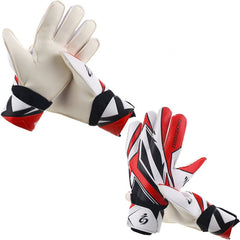 Geometric Print Goalkeeper Gloves - Blue Force Sports