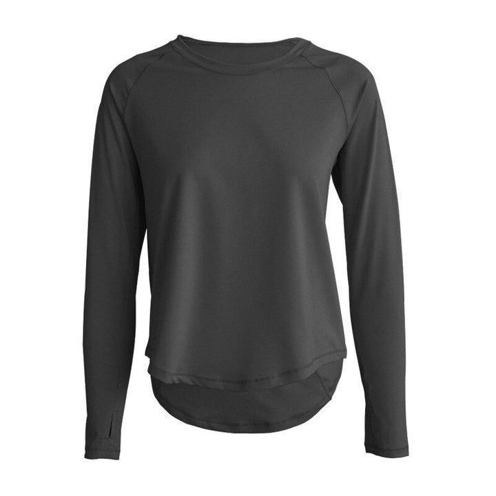 Women's Quick Dry Mesh Back Sports Long Sleeve - Blue Force Sports