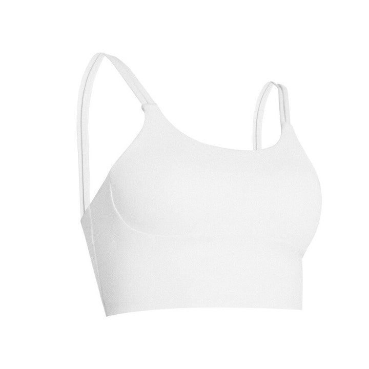 Women's Double Strap Sports Crop Top - Blue Force Sports