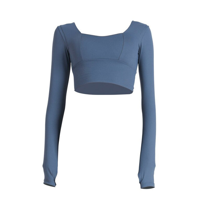 Women's Structured Yoga Long Sleeve - Blue Force Sports