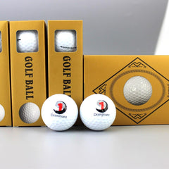 Classic White Rubber Golf Balls 10 pcs Set