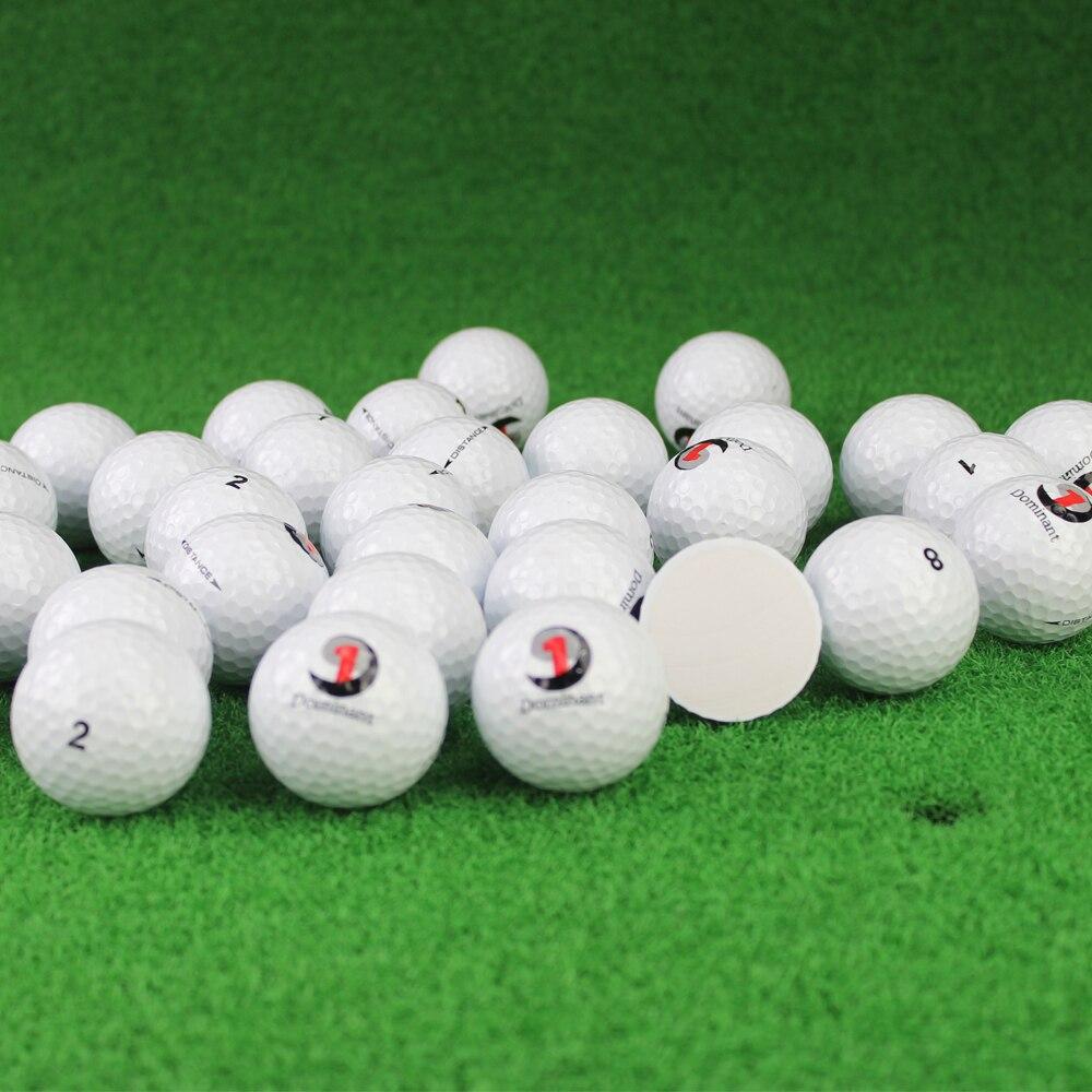 Classic White Rubber Golf Balls 10 pcs Set