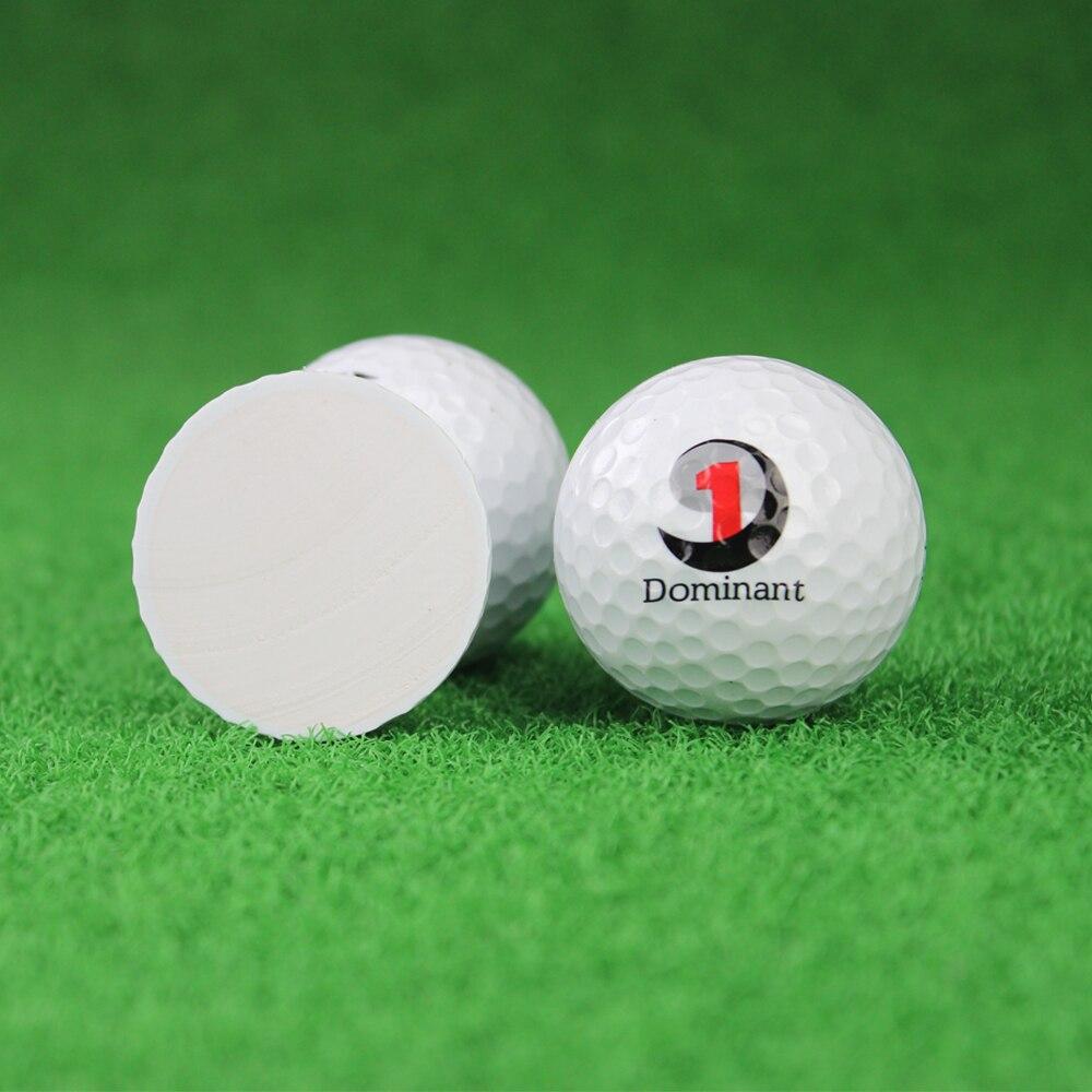 Classic White Rubber Golf Balls 10 pcs Set