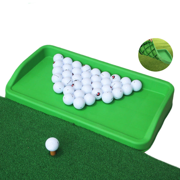 Green / Black Soft Rubber Golf Balls Service Box - Blue Force Sports