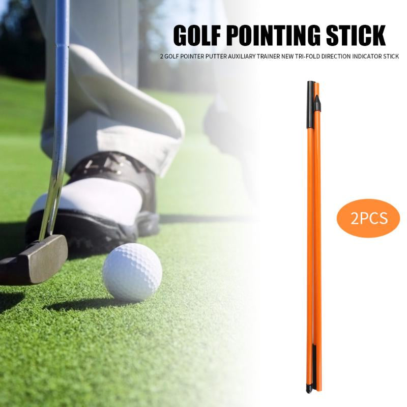 3 Sections Golf Alignment Sticks 2 pcs Set