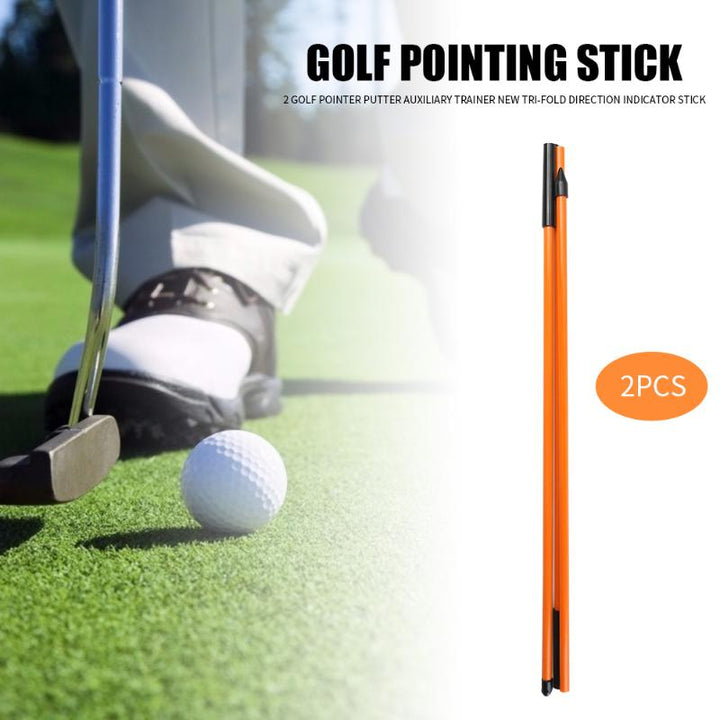 3 Sections Golf Alignment Sticks 2 pcs Set - Blue Force Sports