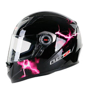 Full Face Racing Motorcycle Helmet - Blue Force Sports