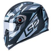 Full Face Racing Motorcycle Helmet - Blue Force Sports