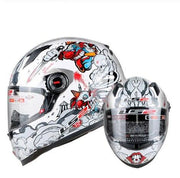 Full Face Racing Motorcycle Helmet - Blue Force Sports