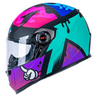 Full Face Racing Motorcycle Helmet - Blue Force Sports