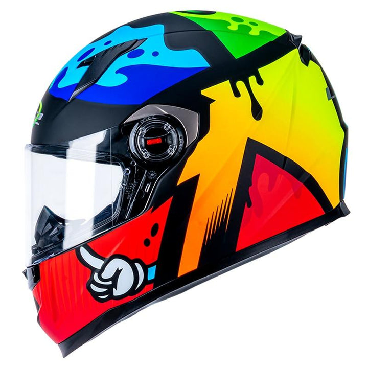 Full Face Racing Motorcycle Helmet - Blue Force Sports