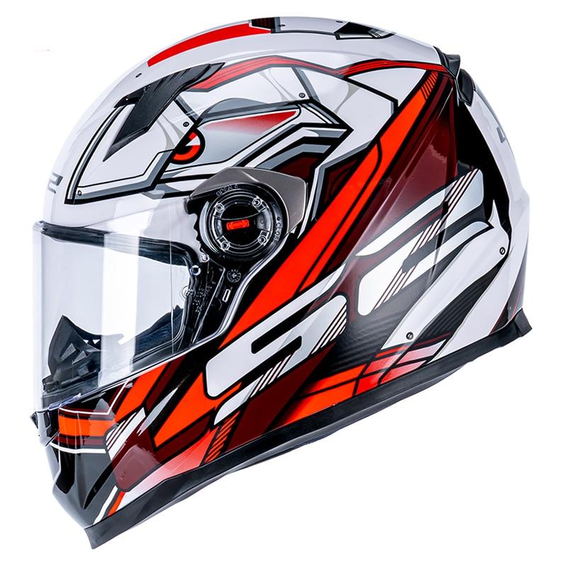 Full Face Racing Motorcycle Helmet - Blue Force Sports