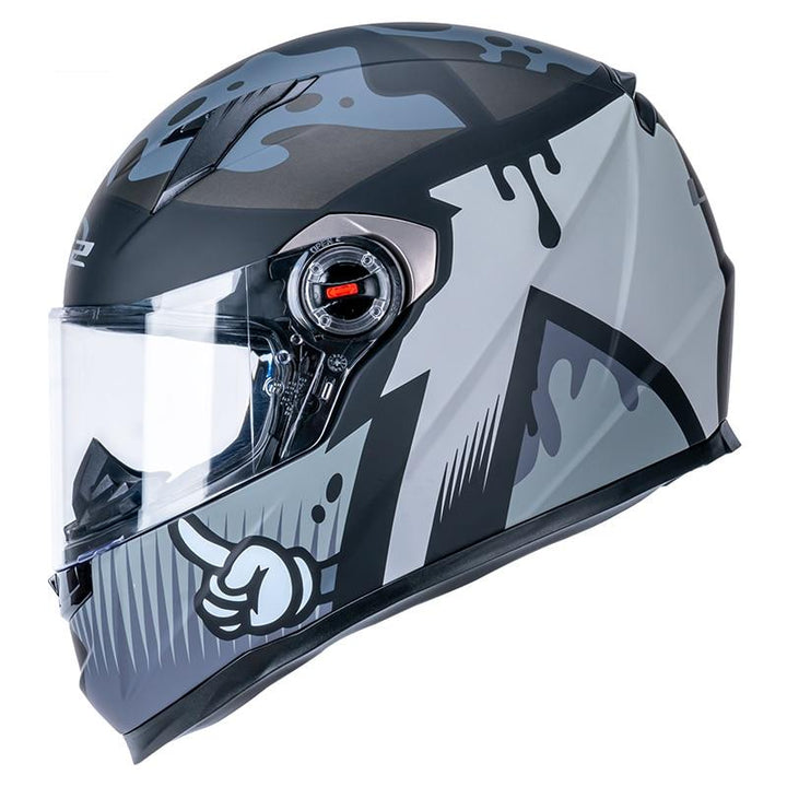 Full Face Racing Motorcycle Helmet - Blue Force Sports