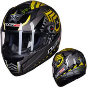 Full Face Racing Motorcycle Helmet - Blue Force Sports