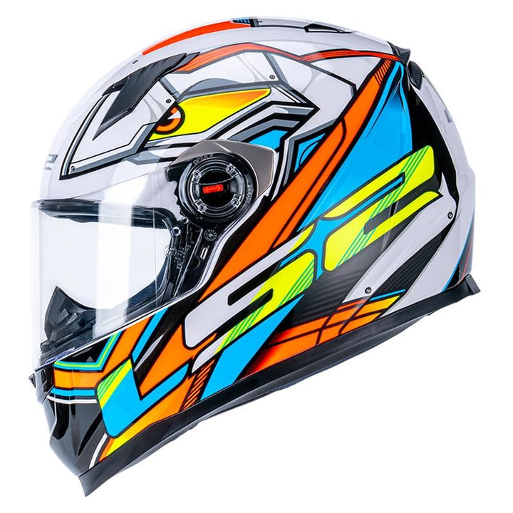 Full Face Racing Motorcycle Helmet - Blue Force Sports