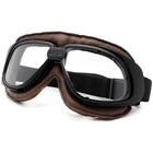 Moto Vintage Pilot Glasses - Blue Force Sports