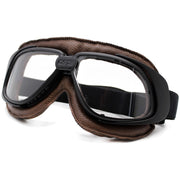 Moto Vintage Pilot Glasses - Blue Force Sports